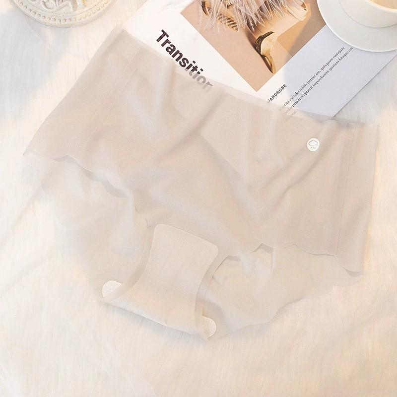 

Женское бесшовное нижнее белье из шелка Ice Silk, хипстерские невидимые трусики, эластичное нижнее белье из шелка Ice Silk, бикини, трусики-брифы XL серый