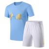 Unisex Quick-Dry Training Uniform: Summer Chinese Team Short Sleeve T-shirt & Shorts Set for Athletes and Parent-Child Wear