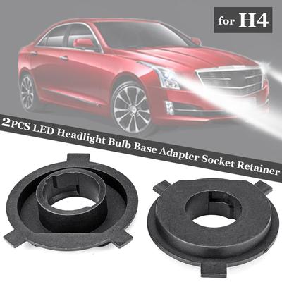 2 Stück H4 LED Scheinwerferlampen Basis Adapter Clip Fassungen Halter Set