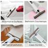 Mini Mop Portable Self-Squeeze Short Mop Lazy Hand Wash-Free Strong Absorbent Mop Wet and Dry Use Bathroom Desktop Glass