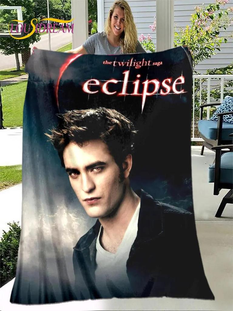 Twilight Saga HD Printed Soft Plush Throw Blanket for Living Room Bedroom Bed Sofa Picnic Kids Cover