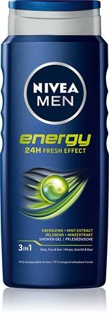 

Nivea Men Energy Shower Gel For Men TU прозрачный