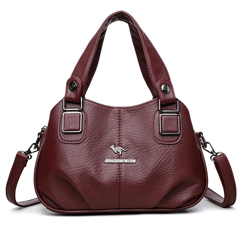 

Сумка для мамы среднего возраста, женская сумка-тоут, сумка через плечо красный