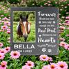Personalized Pet Memorial Stone - Round DIY Slate for Cats & Dogs