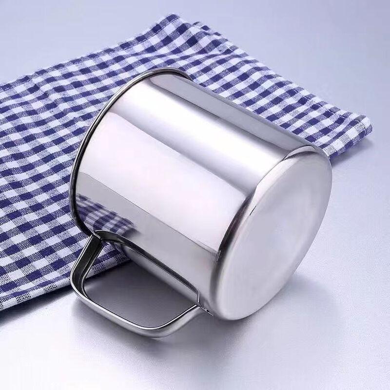 ZISIZ 304 Stainless Steel Water Cup with Handle