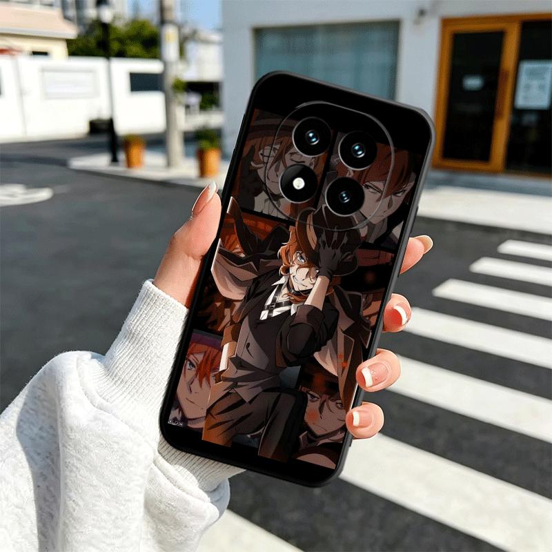 

Bungo Stray Dogs Nakahara Chuuya Soft Phone Case for Xiaomi Redmi Note 12 13 14 15 Pro Plus 11 12S 11S 11T 10 4G Black Cover Bac Redmi Note 10 4G