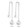 Korean Star Pearl Geometric Ear Cuffs - Slimming Fashion Earrings