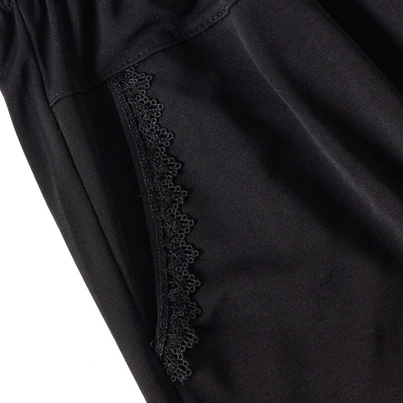 Women's Plus Size Elastic Waist Capris