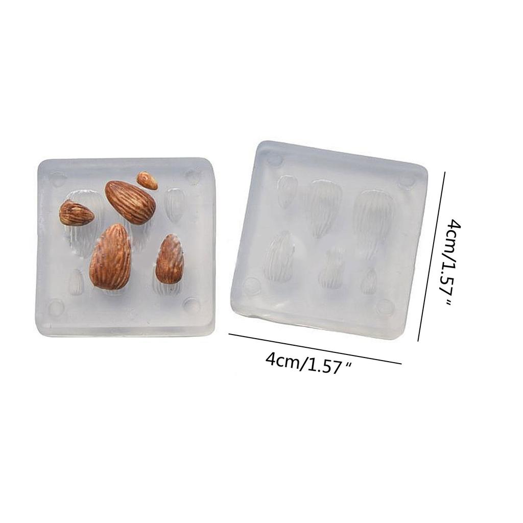 Apricot Kernel Ornament Crafts Silicone Mold Jewelry Epoxy Casting Jewelry Tool Making Resin Diy Craft Home Decoration