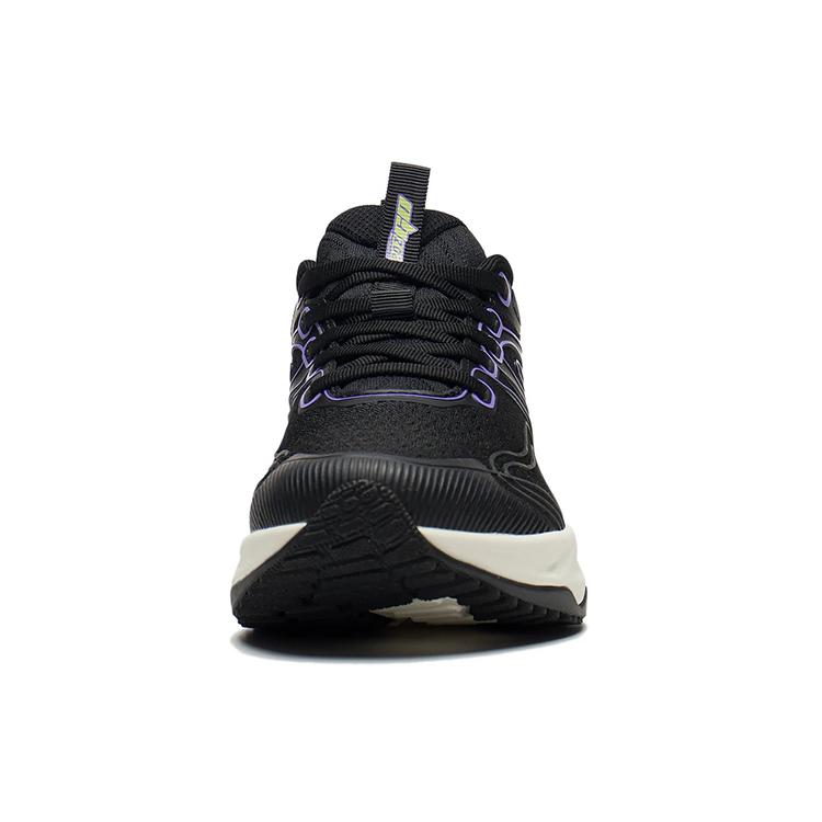 LiNing Rebound Cushioning Breathable Abrasion Resistant Slip Resistant Low Top Running Shoes Women's Black