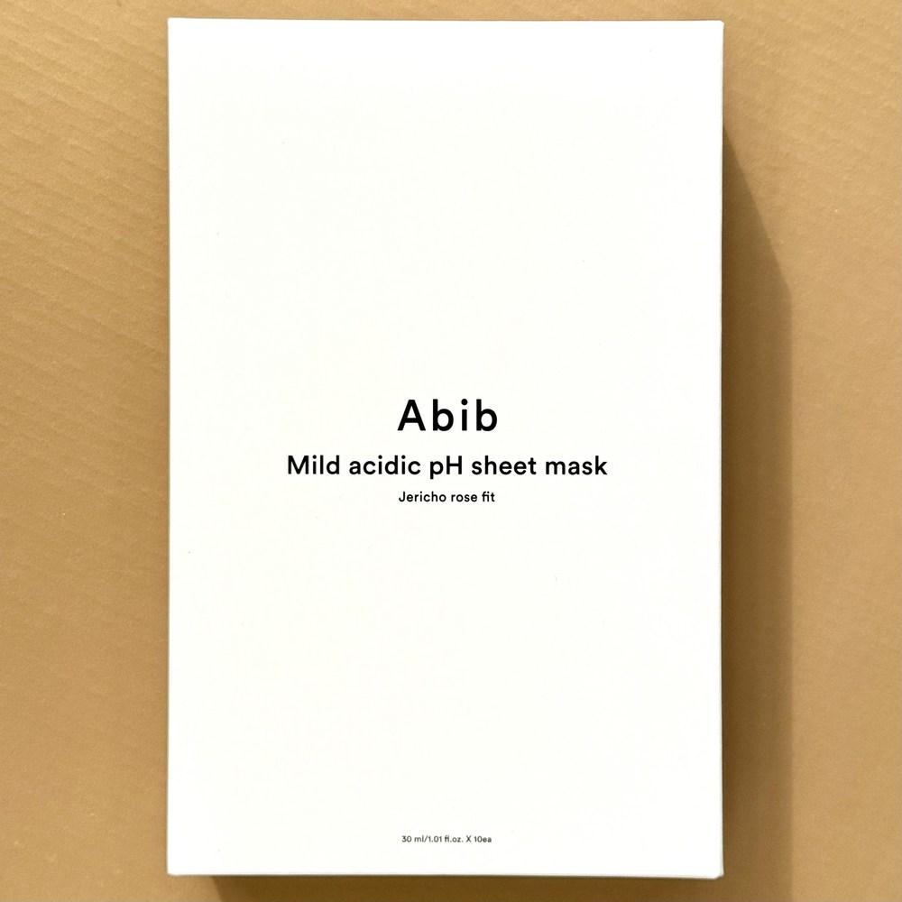 Abib Mildly Acidic pH Sheet Mask Resurrection Plant Fit 10 sheets, 1 piece, 10 pieces