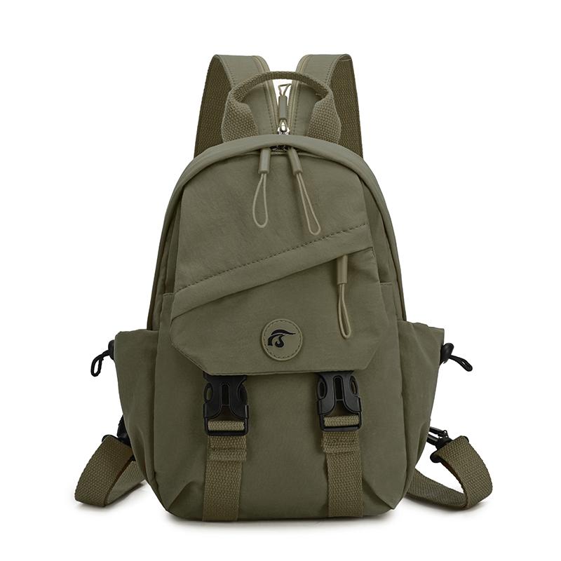 Sac à dos multifonctionnel pour femme Grande capacité Sac bandoulière poitrine pour extérieur et trajet