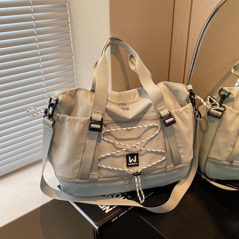 Large Capacity Travel Storage Bag Dry Wet Separation Can Be Used To Pull Rod Fitness Handbag Independent Shoe Storage Portable Crossbody Bag