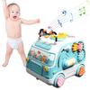 Baby Musikbus Spielzeug Baby Musikalisch Beschäftigt Lernspielzeug Elektronisches Auto mit Licht Ton Frühpädagogisches Spielzeug Geburtstagsgeschenke für Kinder Jungen Mädchen Alter 3 4 5