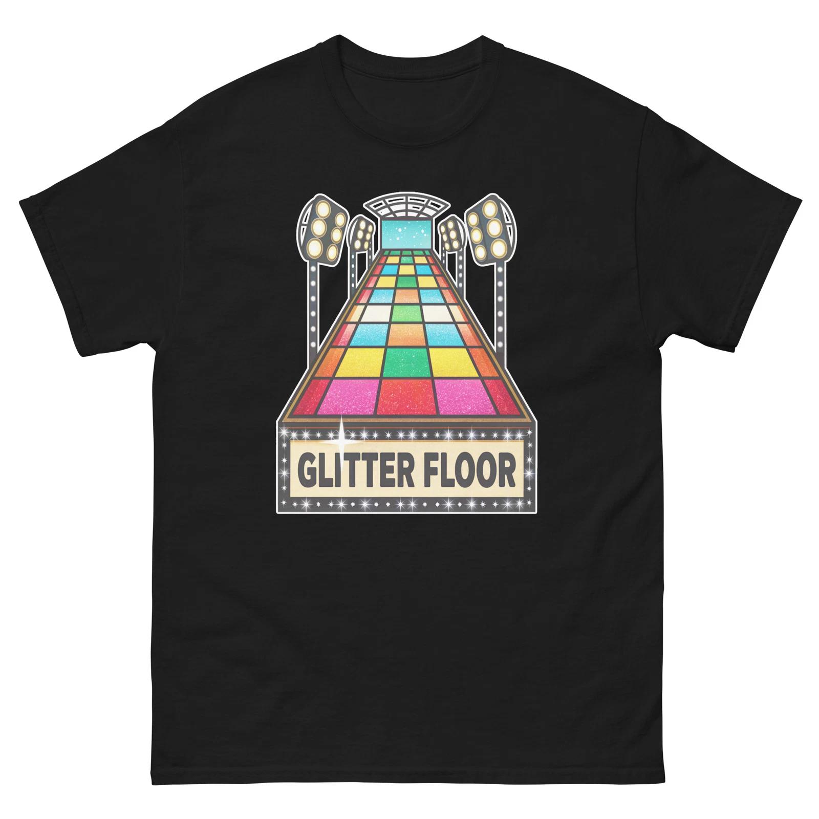 Glitter Floor Nightclub Bar Nightlife Party T-Shirt M