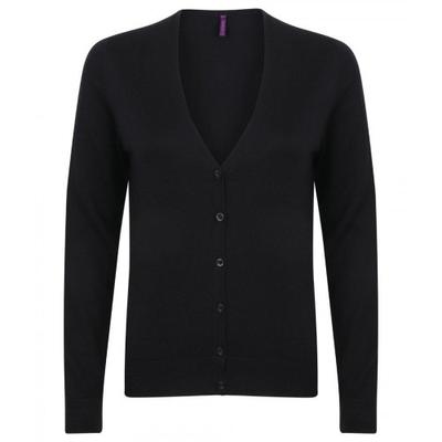 Womens/Ladies V-Neck Button Up Cardigan