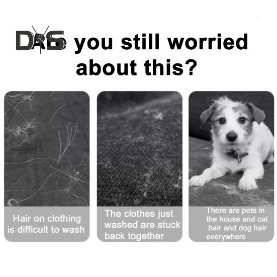 5/8/10Pcs Laundry Pet Hair Catcher Wool Trap Washing Machine Hair Sticking Tool Laundry Reusable Pet Hair Removal Roller