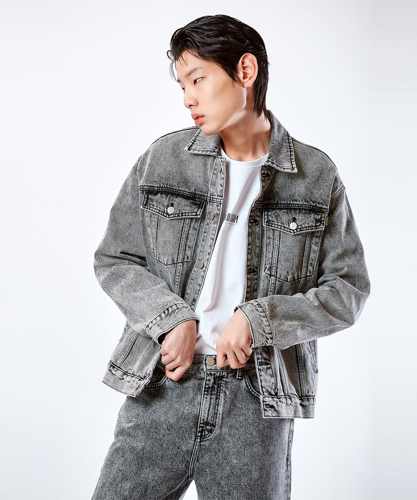 Philogram Black Snow Denim Jacket