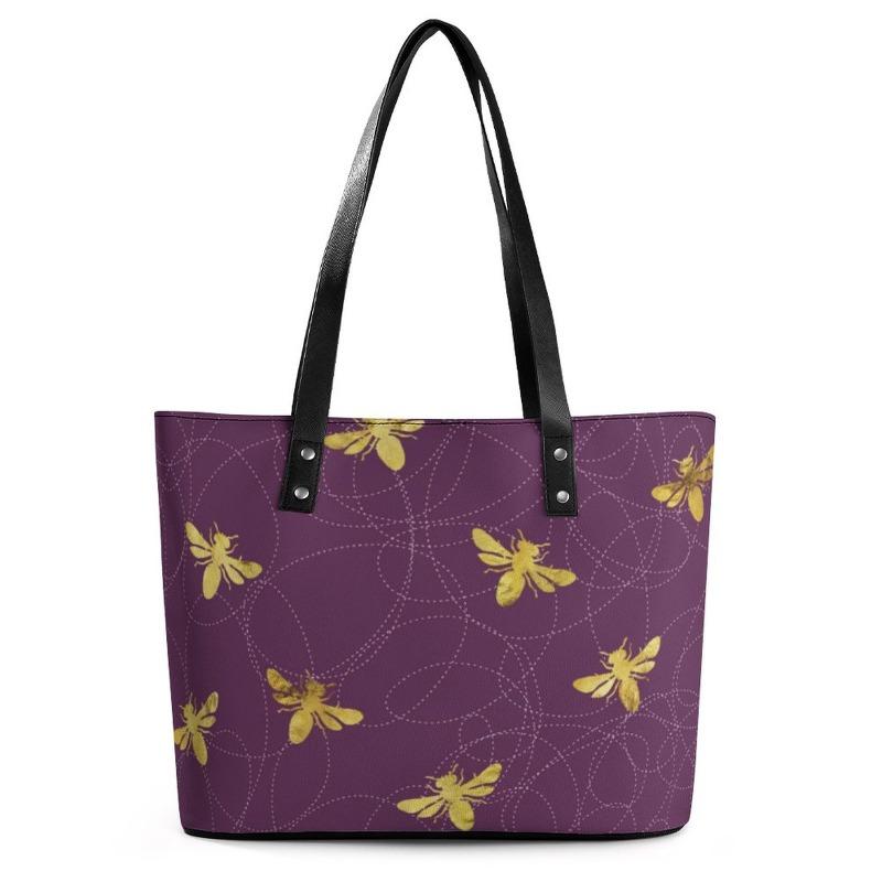 Tote Handbag Shoulder Handbag Large Capacity Trendy Niche Digital Color Printing Tote Bag