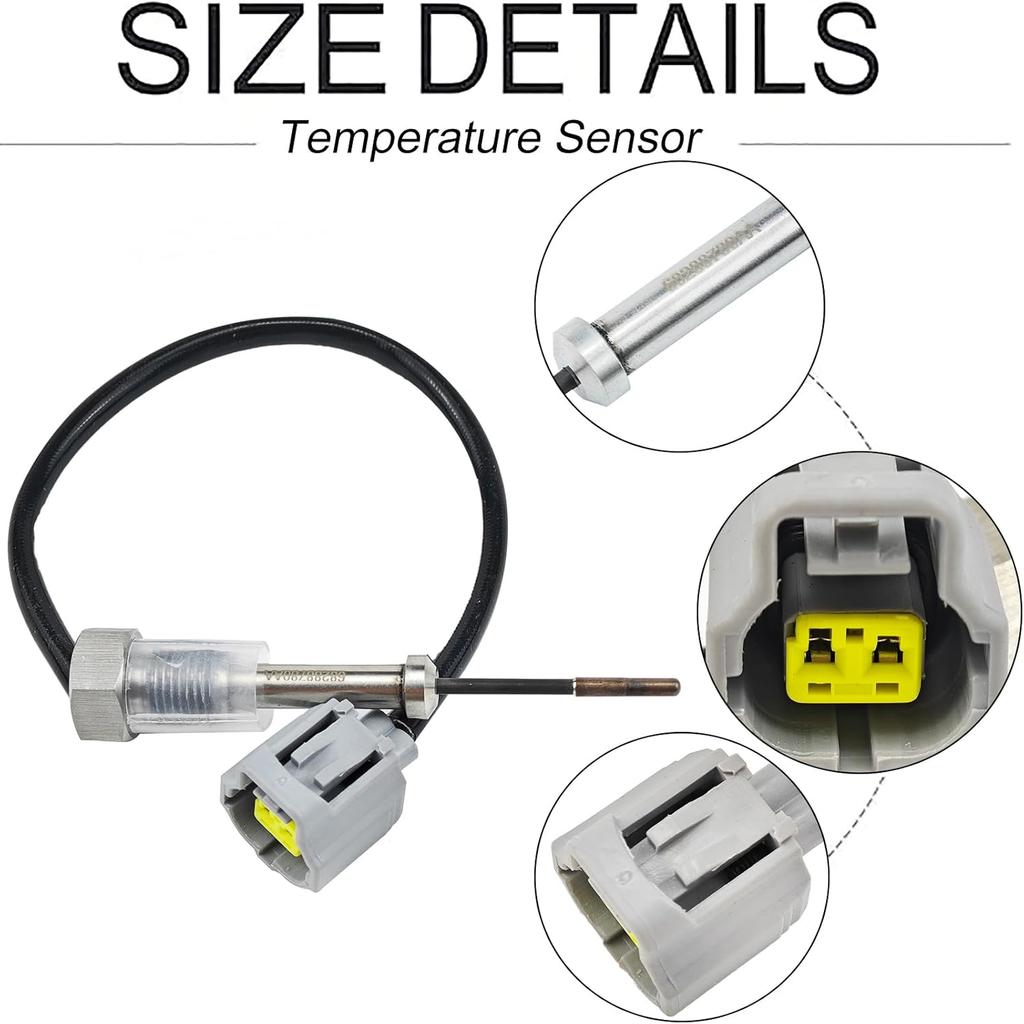 68288780AA Exhaust Gas Temperature Sensor EGT Sensor Compatible fit for 2016-2018 R.am Laramie 6.7L Models