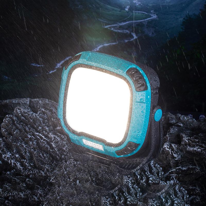 Rechargeable Cob Work Camping Light With Built-In Battery - Led Strong Magnet Tent Light And Flood Flashlight For Outdoor Advent