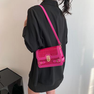 Casual Small Bag Women's Spring and Summer 2025 New Fashion Texture Shoulder Messenger Bag Portable Small Square Bag