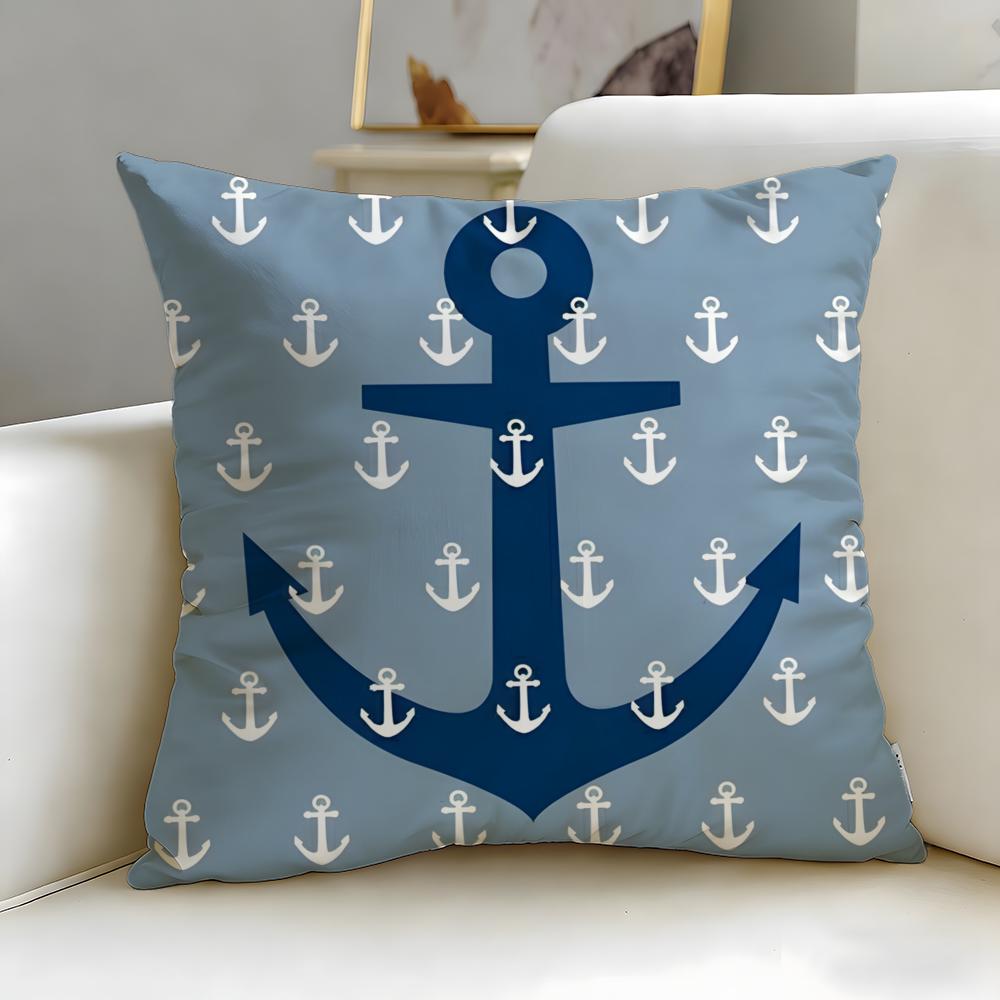 classic theme ocean sailor Cushion Cover Soft & Easy-Wash Pillow Case – Versatile for Couch, Bed, Travel and Office