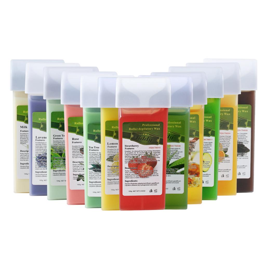 Liddy Sada voskové terapie Voskový stroj Rychle se rozpouštějící váleček na odstraňování chloupků Depilační vosk Depilační papírky