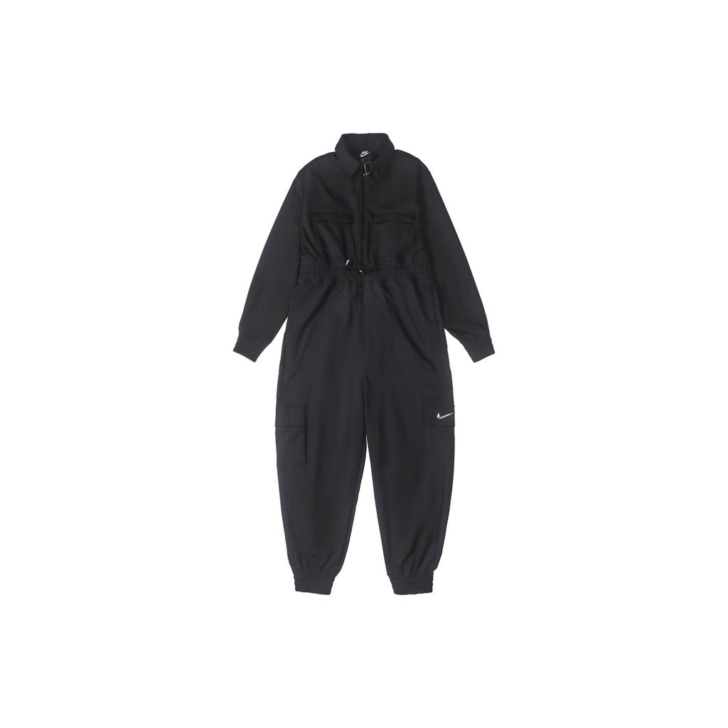 Nike Casual Waist-Defined Jumpsuit Women Jumpsuits Black CZ8895-010