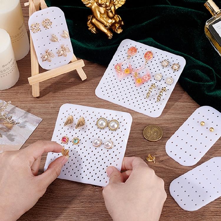 10Pcs Jewelry Display Stand With 44 Earring Slots Space Saving Solution For Storage