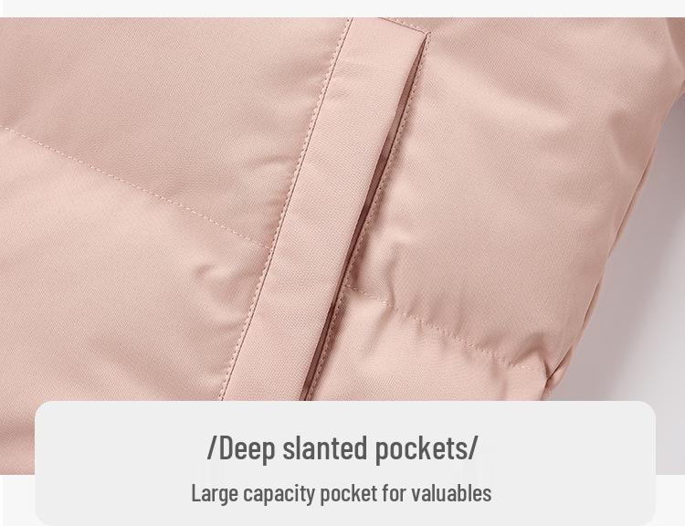 Qisenwei Winter Streetwear Faux Two-Piece Cotton Jacket – Windproof Waterproof Youth Puffer Jacket