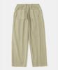 Columbia University Trajan Label Pintuck Wide-Fit Denim Pants_Brown