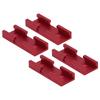 4PCS T Track Intersection Parts Aluminum Alloy Woodworking Cross Track Connector for Carpenter