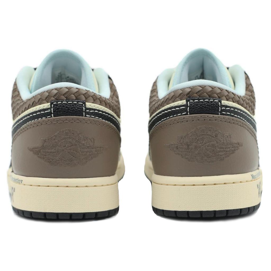 Jordan Air Jordan 1LOW SE Cushioning Slip Resistant Abrasion Resistant Low Top Vintage Basketball Shoes Men's HQ3437-101(Team205-)