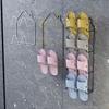 Bathroom Slippers Rack Simple Shoe Rack Door Hook Rack Shoe Rack Door Strong Hook Multifunctional Household Shelf Home Organizer