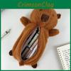 Capybara Plush Charming Toy Pencil Case Spacious Cute Design Perfect For Desk Organization