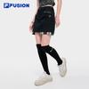Saia Tecida Jeans Feminina
