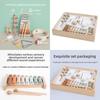 Percussion Instrument Baby Soundboard Shaking Bell With Wooden Handle For Music Education And Play