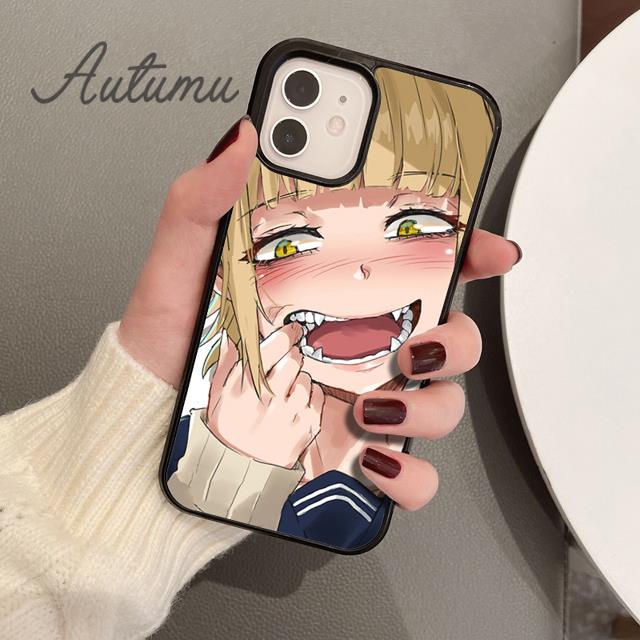Himiko Toga Boku No Hero Academia Phone Case for iPhone 11 12 13 14 Pro Max mini XR XS SE 2020 6S 7 8 Plus Samsung S21 S22 Cover