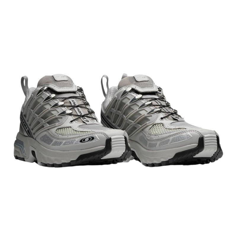 SALOMON ACS Pro Metal Silver Metallic Sneakers 472991