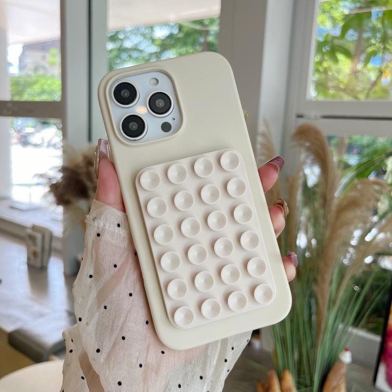 Multifunctional Silicone Suction Cup Phone Stand & Back Sticker