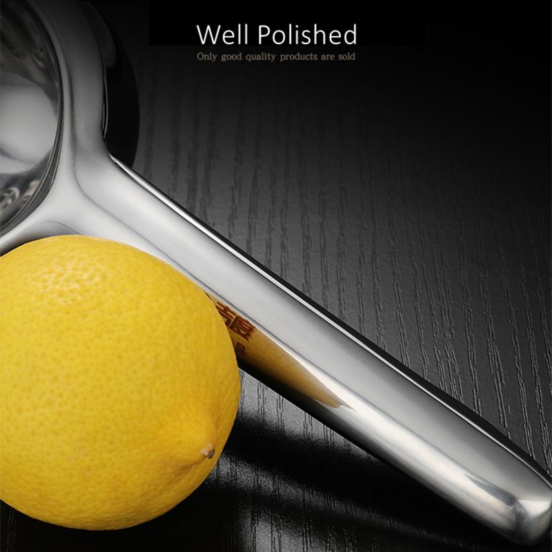 GEDO Ultra Durable Fruit Juicer Sanitary Lemon Squeezer with Ergonomic Handle Well Polished Surface Manual Orange Juice Maker