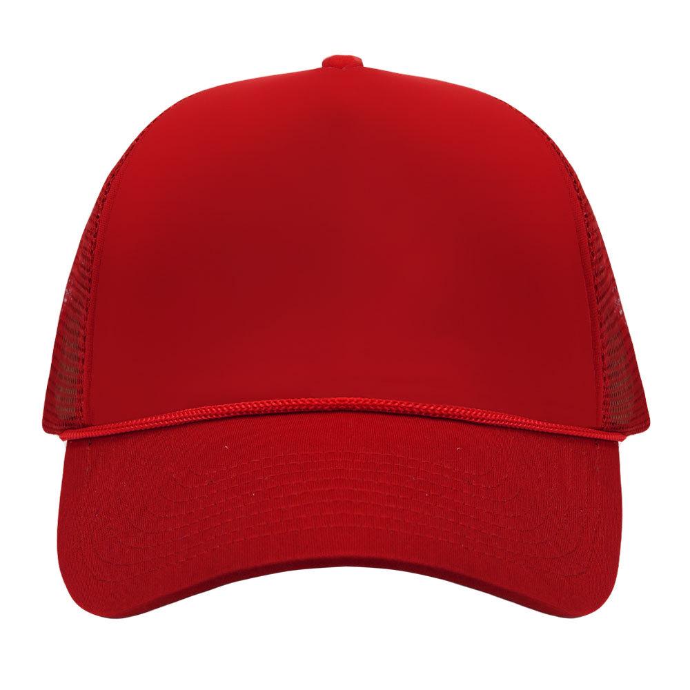 Christmas Sponge Mesh Cap: 6 Pattern Hot Stamped Logo Baseball Trucker with String Sun Visor