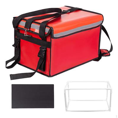 Llévese la pizza portátil impermeable reutilizable aislada roja de la caja del refrigerador de la entrega del bolso