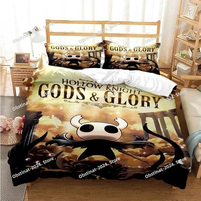 Best New Hollow Knight Fashion Digital Bedding Set Printed With Pillowcase Bed Duvet Cover Single Double Queen Super King Size