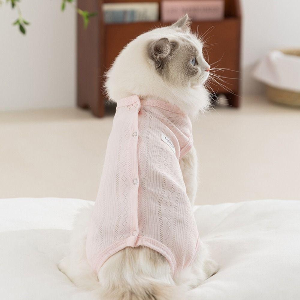 Thin Section Dog Wrap Belly Clothes Solid Color Pet Air-conditioning Clothing  for Dogs Cats