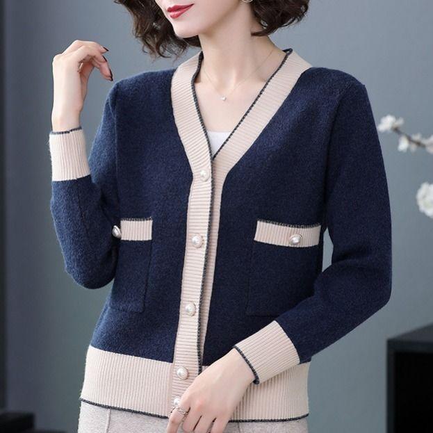 Knitted Cardigans Women Autumn Winter Button Up Loose Cardigan Sweaters Woman Korean Style Long Sleeve Knitwear