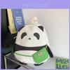 Adorable Panda Cartoon Backpack Unique Design Large Capacity Stylish Lightweight Bag