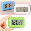 Snooze Mute Desktop Clock Table Clocks Electronic LED Clocks with Temperature Calendar Week Display Digital Alarm Clock
