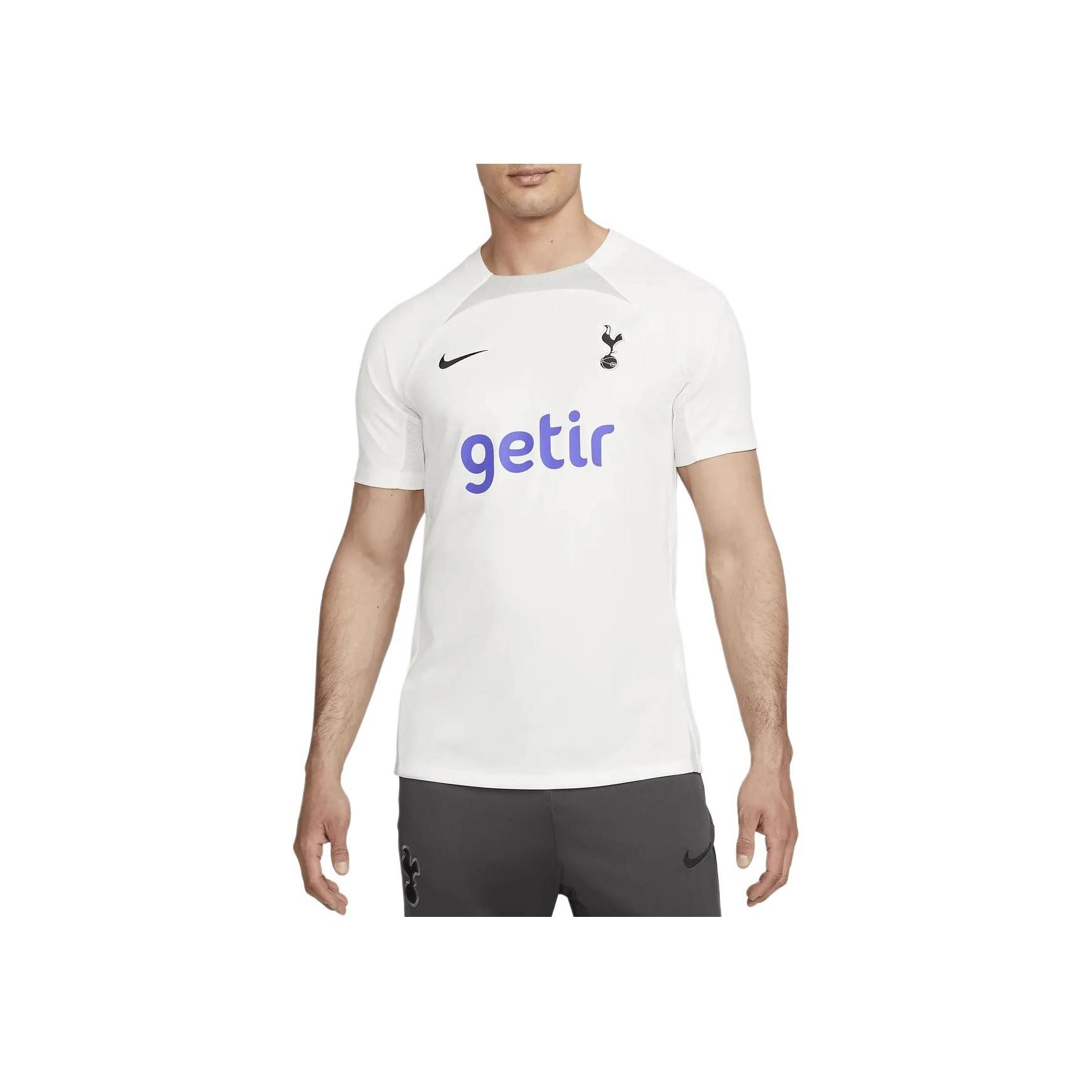 

Nike Dri-Fit 2022-23 Tottenham Hotspur Сухая Удобная Приталенная Футболка с Коротким Рукавом Мужские топы Белый DN2805-133 L